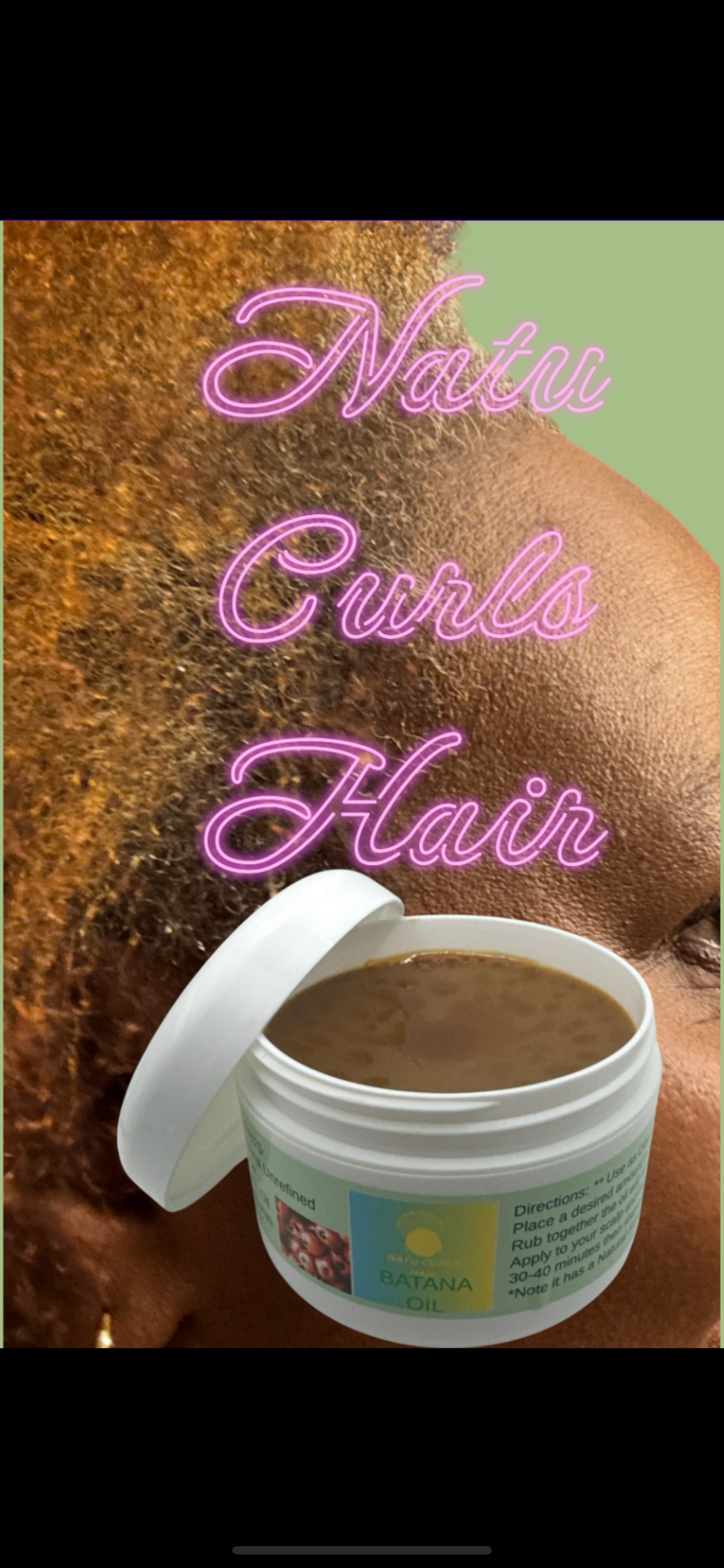 Natural Batana Hair Growth Oil